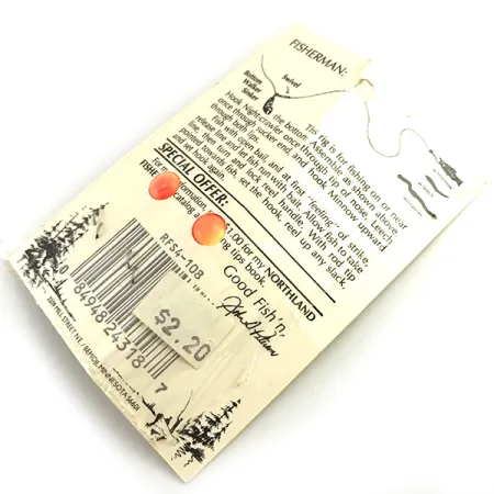 Northland Live Fishing Bait Roach Rig UV Onderlijn, Oranje, UV, #5967