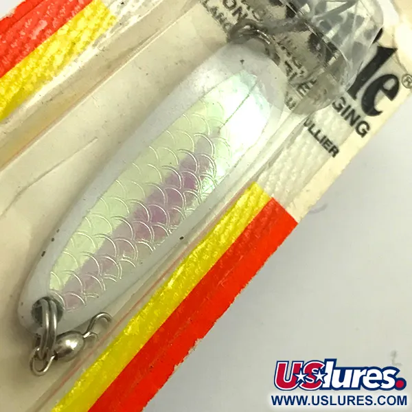 Luhr Jensen Krocodile Die #3 Lepel, White Pearl, 14g, #5970