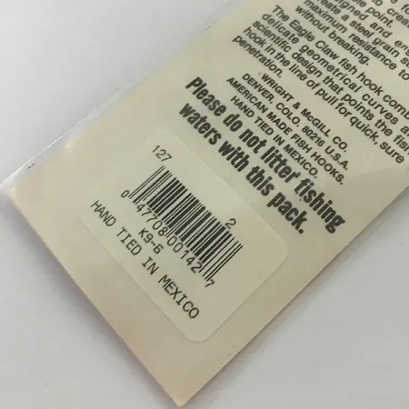 Eagle Claw Snelled Hooks 2 Onderlijnhaken, Brons, 6 st., #5973