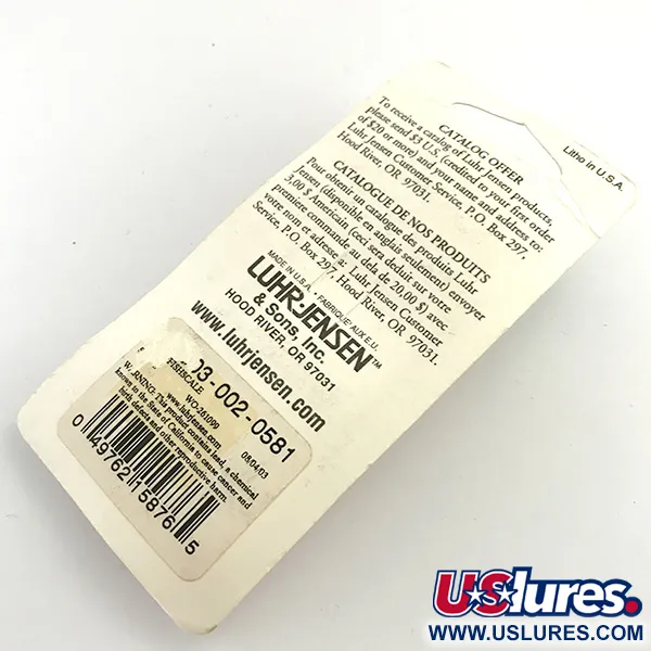 Luhr Jensen Loco 2 Lepel, Parelmoer Wit/Hologram, 7g, #5974