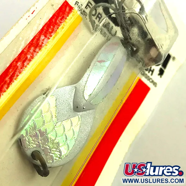 Luhr Jensen Loco 2 Lepel, Parelmoer Wit/Hologram, 7g, #5974