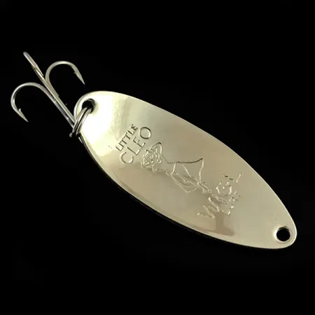 Seneca Little Cleo (Hula Girl) Glow Lepel, Wit/Oranje/Nikkel, 14g, #5978