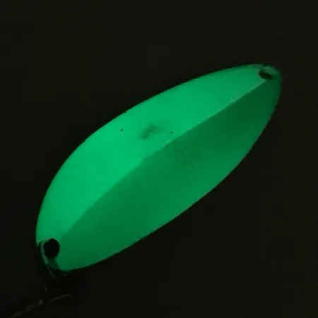 Seneca Little Cleo Glow Lepel, Wit/Groen/Nikkel, 14g, Hula Girl, #5981