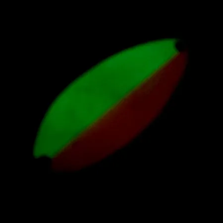 Little Cleo (Hula Girl) Glow Lepel, Wit / Oranje / Nikkel, 18g, #5982