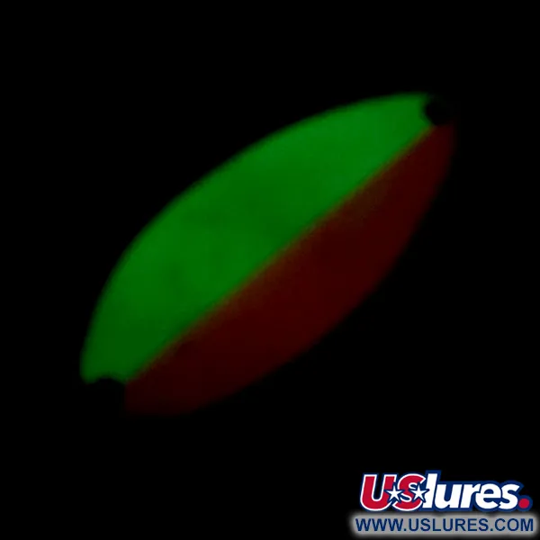 Little Cleo (Hula Girl) Glow Lepel, Wit / Oranje / Nikkel, 18g, #5982