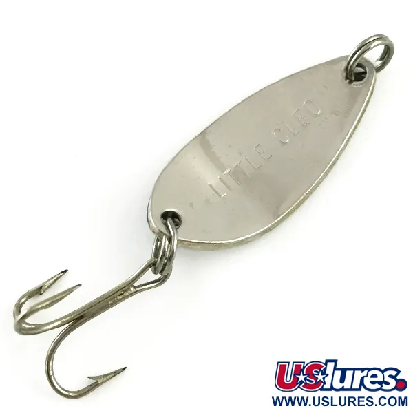 Seneca Little Cleo Lepel, Nikkel / Blauw, 5g, USA-Vintage, #6002