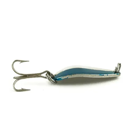 Seneca Little Cleo Lepel, Nikkel / Blauw, 5g, USA-Vintage, #6002