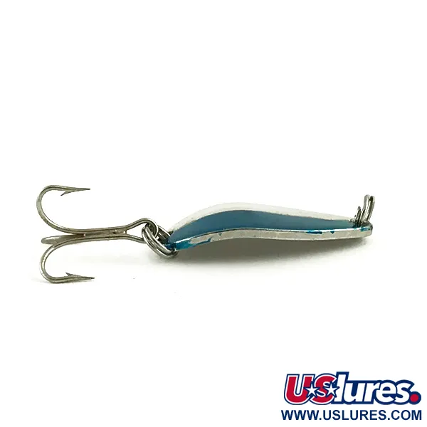 Seneca Little Cleo Lepel, Nikkel / Blauw, 5g, USA-Vintage, #6002