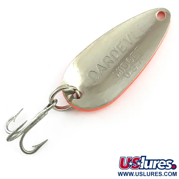 Eppinger Dardevle Midget Lepel, Red / Black / Nickel, 6g, UV, #6027