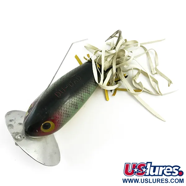 Creme Weedless Du-Dad Anti-wier Kunstaas, Baars, 11g, Metalen Lip, #6033