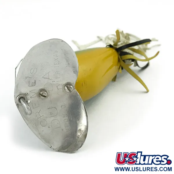 Creme Weedless Du-Dad Anti-wier Kunstaas, Baars, 11g, Metalen Lip, #6033