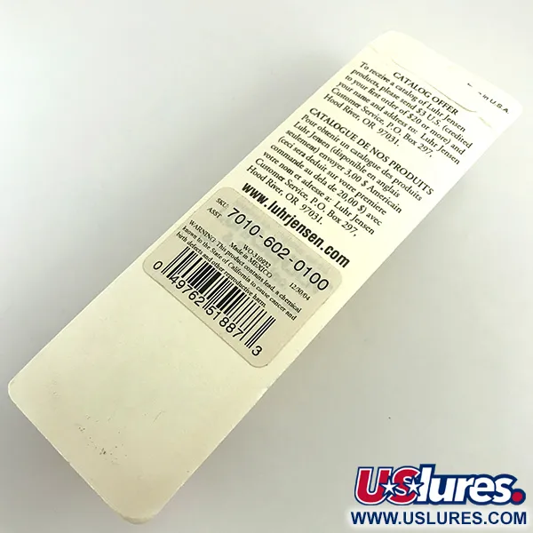 Luhr Jensen P.J.POP, Pearl / Red, 17g, Topwater Popper #7158