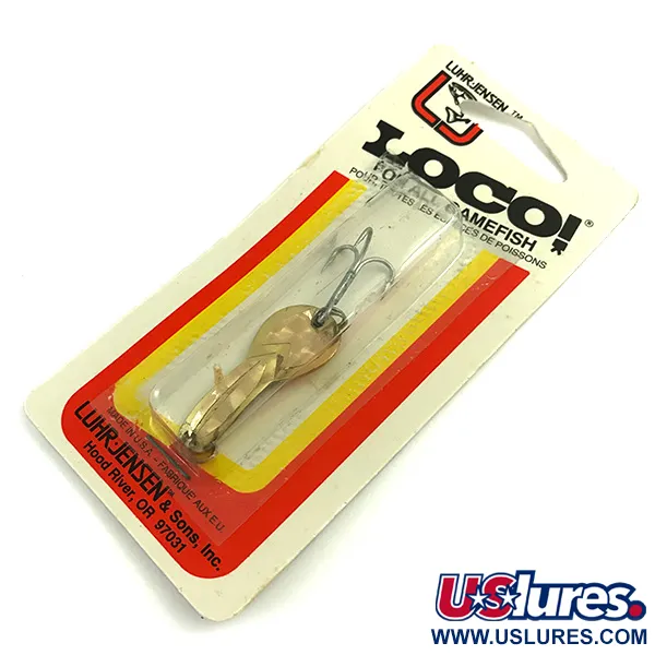 Luhr Jensen Loco 1 Lepel, Goud, 4g, Prism Lite, #6052