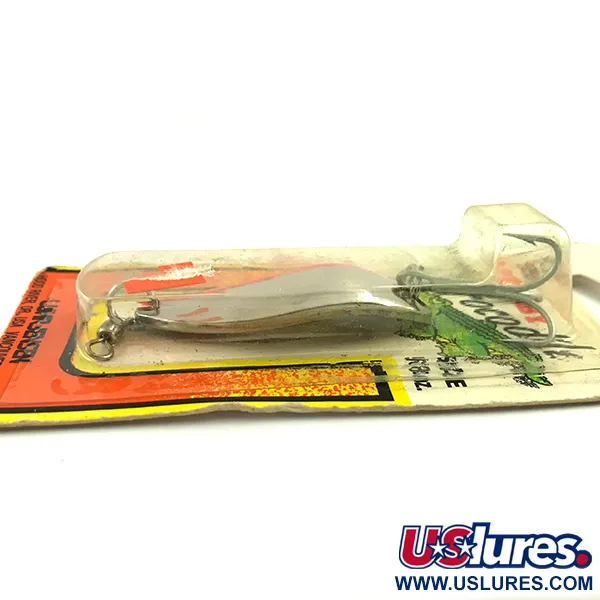 Krocodile Stubby Luhr Jensen Lepel, Red / Nickel, 18g, Vintage, #6053