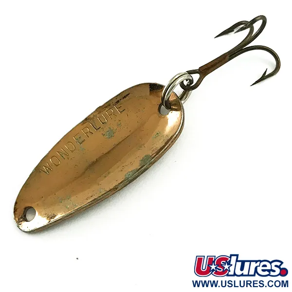 Acme Wonderlure Lepel, Gehamerd koper, 4.5g, Vintage, #6058