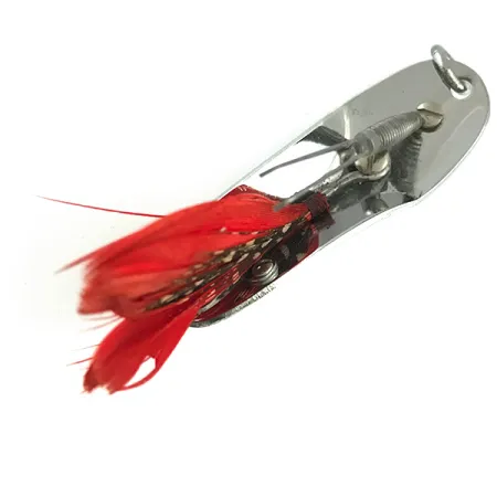 Pflueger Chum 3 Wierloze Lepel, Nikkel / Rood, 14g, wierloos, #6062