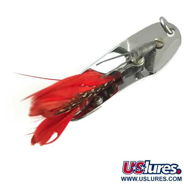 Pflueger Chum 3 Wierloze Lepel, Nikkel / Rood, 14g, wierloos, #6062