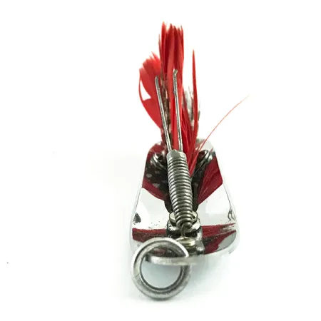 Pflueger Chum 3 Wierloze Lepel, Nikkel / Rood, 14g, wierloos, #6062