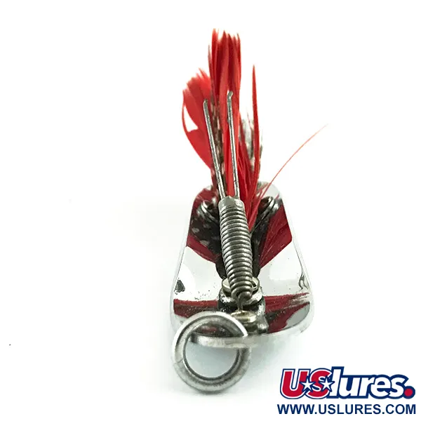 Pflueger Chum 3 Wierloze Lepel, Nikkel / Rood, 14g, wierloos, #6062
