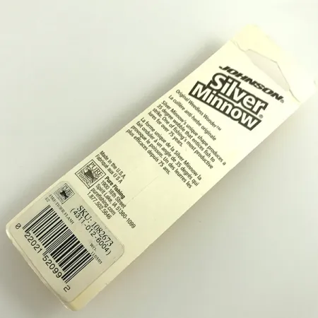 Johnson Weedless Silver Minnow Lepel, Fire Tiger/Nickel, 14g, #6308