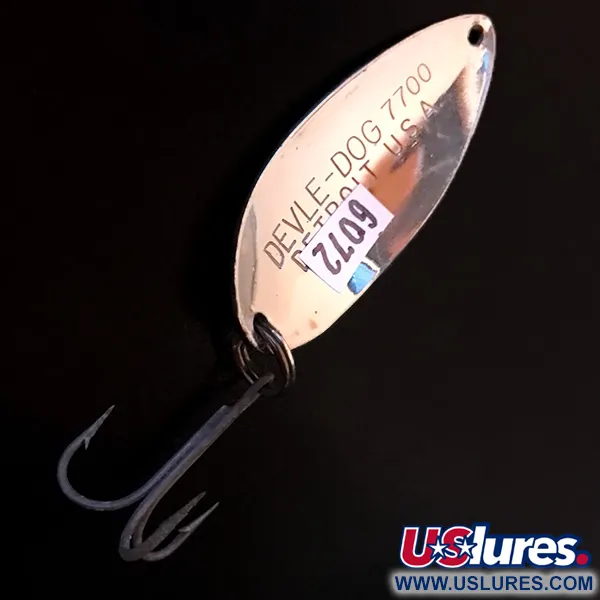 Eppinger Dardevle Devle Dog 7700 Lepel, Nikkel/Blauw, 14g, #6072