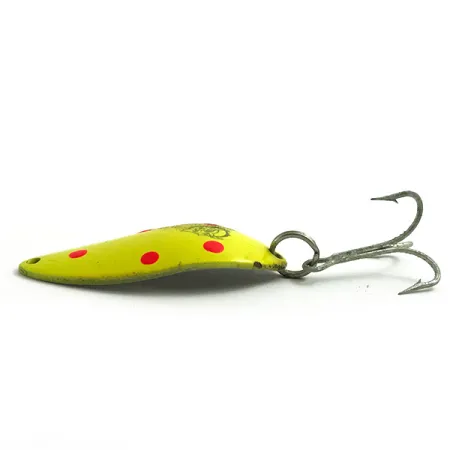 Dardevle Devle Dog 7700 UV Lepel, Geel/Rood, 14g, UV-actief, #6075