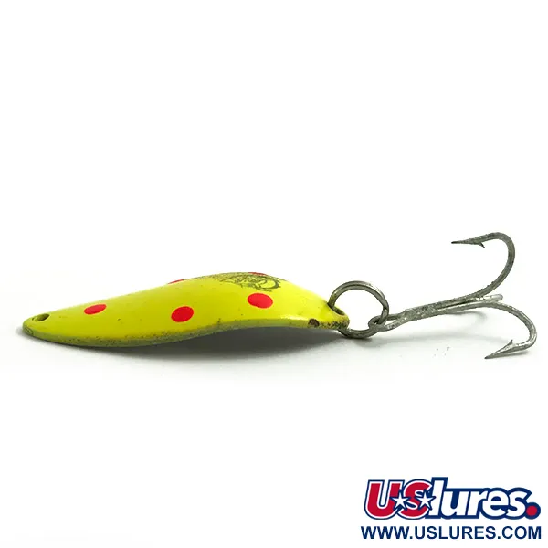 Dardevle Devle Dog 7700 UV Lepel, Geel/Rood, 14g, UV-actief, #6075