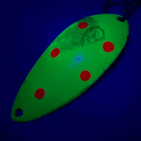 Dardevle Devle Dog 7700 UV Lepel, Geel/Rood, 14g, UV-actief, #6075