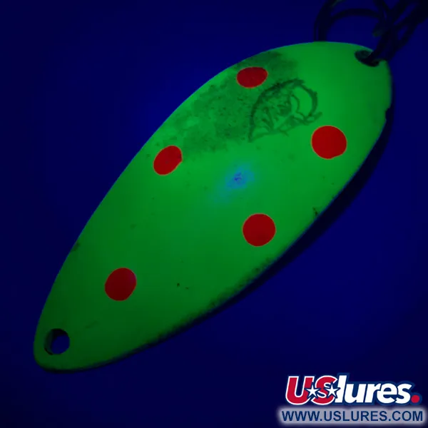 Dardevle Devle Dog 7700 UV Lepel, Geel/Rood, 14g, UV-actief, #6075