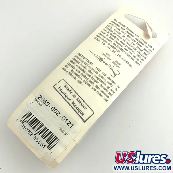 Luhr Jensen Fire Max Miracle 2 Spinner, Rood/Parelmoer, 7g, #6080