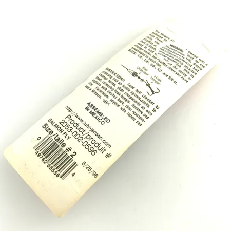 Luhr Jensen Fire Max Miracle 2 Spinner, Goud, 7g, aaskamer, #6121