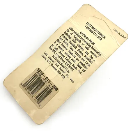 Luhr Jensen Krocodile Stubby UV Lepel, Nikkel/Oranje/UV, 5g, #6085