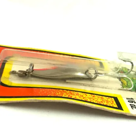 Luhr Jensen Krocodile Stubby UV Lepel, Nikkel/Oranje/UV, 5g, #6085