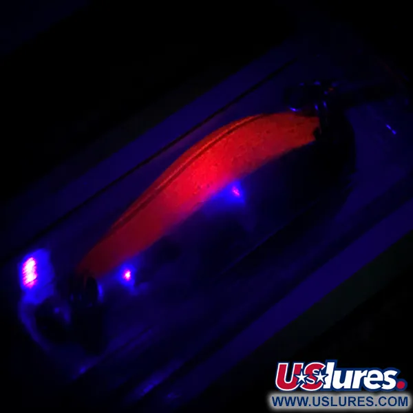 Luhr Jensen Krocodile Stubby UV Lepel, Nikkel/Oranje/UV, 5g, #6085