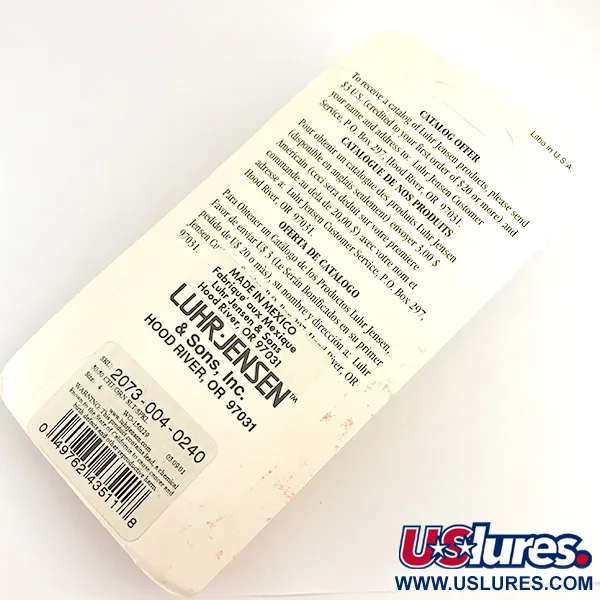 Luhr Jensen TEE Spoon UV Lepel, Groen/Fluo Geel, 14g, UV-reactief, #6128