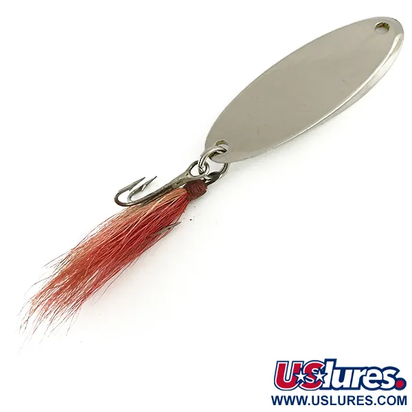 Weber MrChamp Lepel, Nikkel, 21g, Geveerde haak, #6130