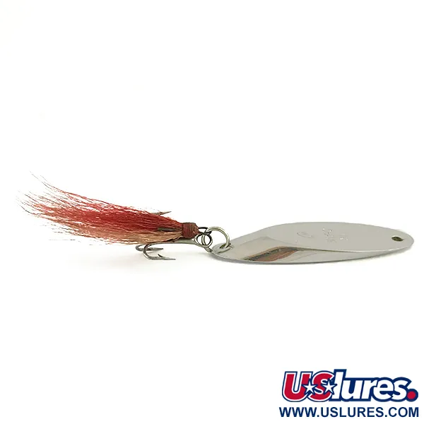 Weber MrChamp Lepel, Nikkel, 21g, Geveerde haak, #6130