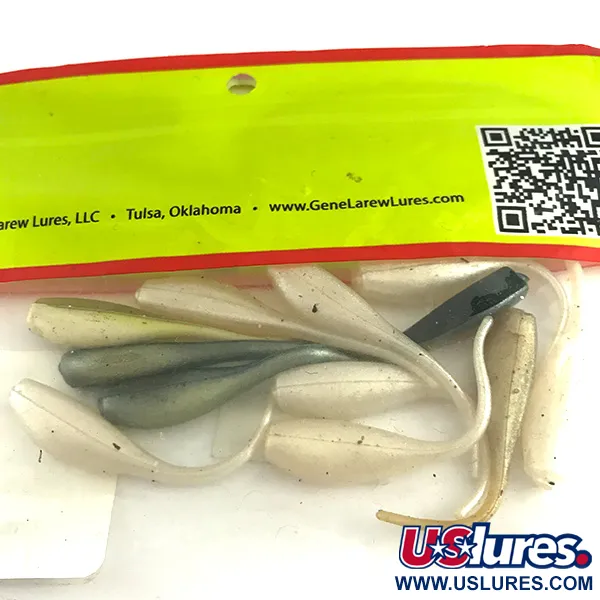 Bobby Garland Baby Shad Softbait, Wit/Grijs/Groen, 5cm, UV, #6146