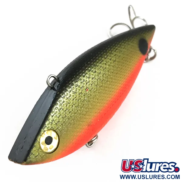 Cotton Cordell Lipless TH Rattlin, Groen/Oranje, 14g, Schubben, #6150