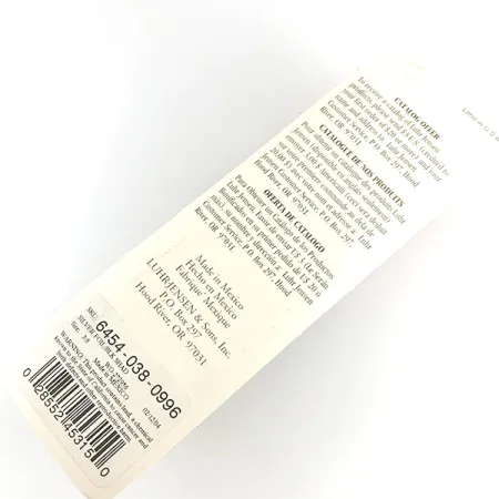 Luhr Jensen P.J.POP Houten Popper, Zilver / Zwart, 17g, hout, #6151