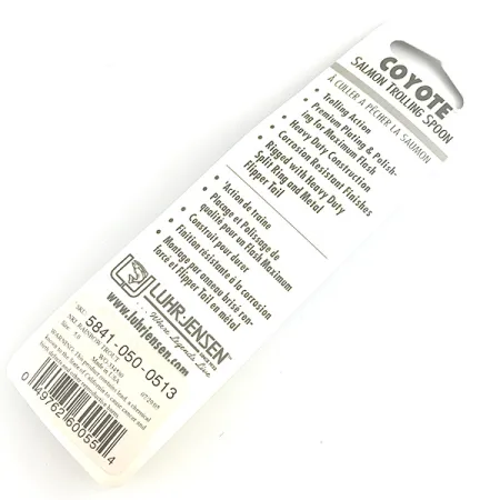 Luhr Jensen Coyote Spoon 5 Lepel, Regenboogforel, 17g, #6153