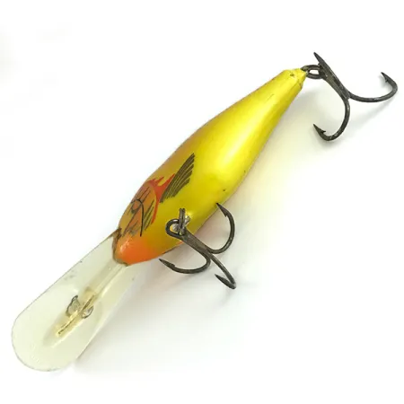 Rapala Risto Rap Plug, Yellow / Brown, 16g, Diepduikend, #6163