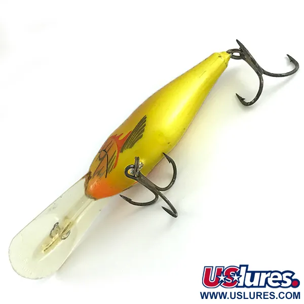 Rapala Risto Rap Plug, Yellow / Brown, 16g, Diepduikend, #6163