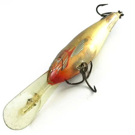 RAPALA RISTO RAP Plug, Goud/Zwart, 16g, Diepduikend, #6164