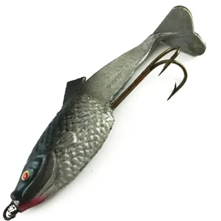 Vivif Swim Bait, Zwart-Zilver, 10g, Living Tail Ontwerp, #6165