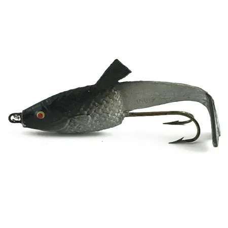 Vivif Swim Bait, Zwart-Zilver, 10g, Living Tail Ontwerp, #6165