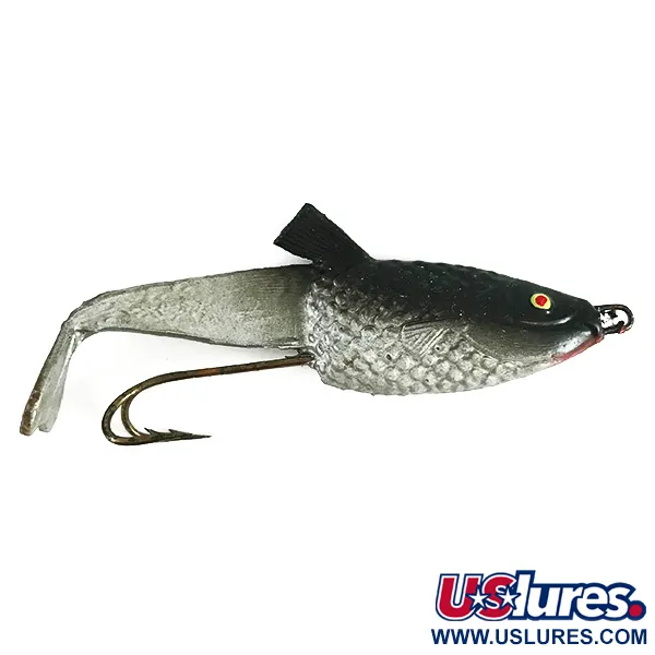 Vivif Swim Bait, Zwart-Zilver, 10g, Living Tail Ontwerp, #6165