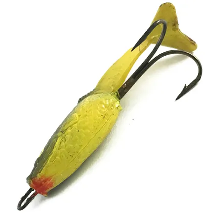 Vintage VIVIF Swim Bait, Geel, 6g, Softbait, Frankrijk, #6166