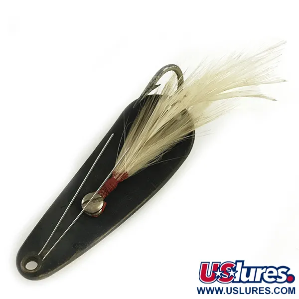Weezel bait Rex Spoon Lepel, Messing / Zwart, 12,5g, Wiervrij, #6181