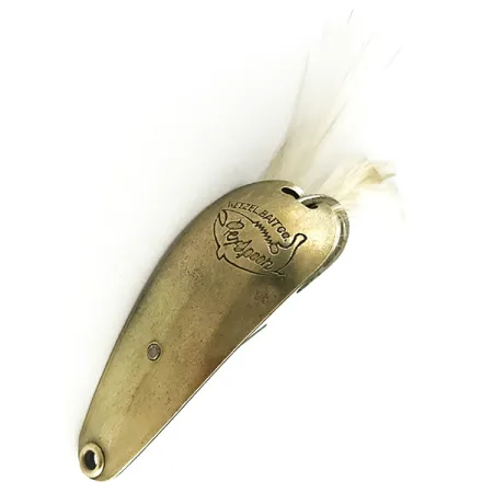 Weezel bait Rex Spoon Lepel, Messing / Zwart, 12,5g, Wiervrij, #6181